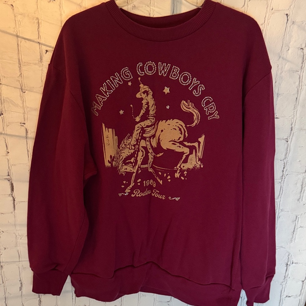 Making Cowboys Cry Rodeo Tour 1989 Pullover